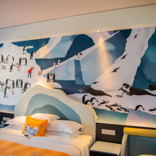 Penguin Snow House Family Room
