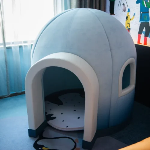 Penguin Snow House Family Room